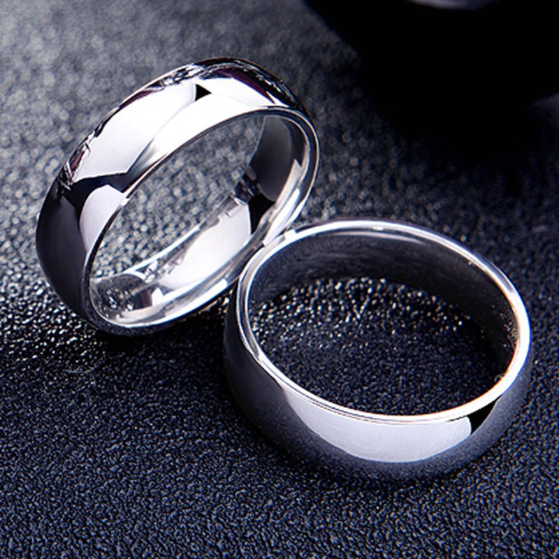 Gold & Silver Polished Band Rings – Minimalist Unisex Design - Tajura & CO