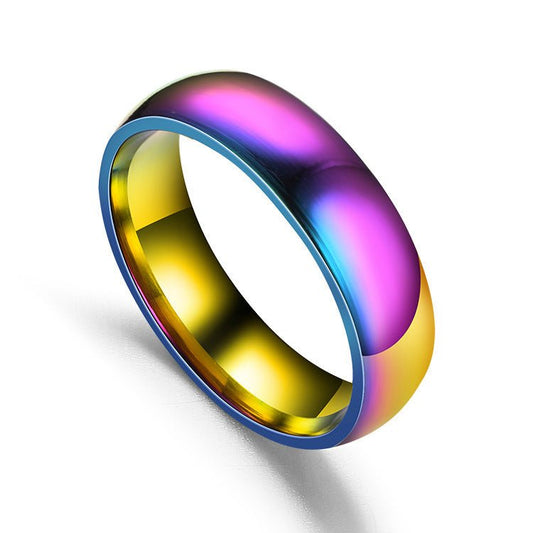 Gold & Silver Polished Band Rings – Minimalist Unisex Design - Tajura & CO