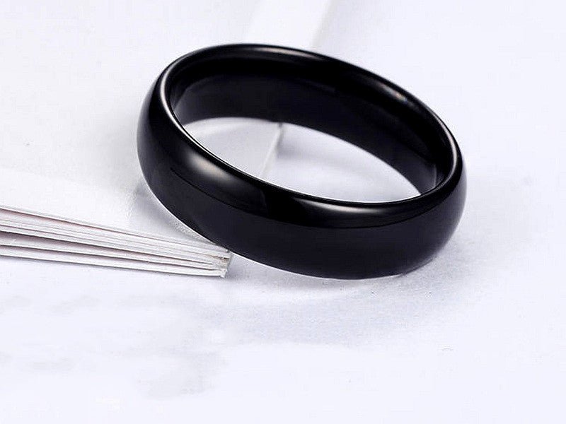 Gold & Silver Polished Band Rings – Minimalist Unisex Design - Tajura & CO
