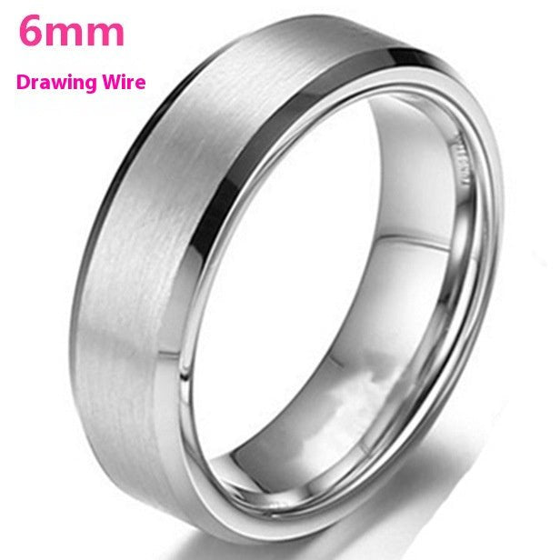 Matte & Polished Gold Band Ring – Elegant Unisex Design - Tajura & CO