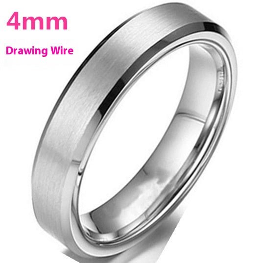 Matte & Polished Gold Band Ring – Elegant Unisex Design - Tajura & CO