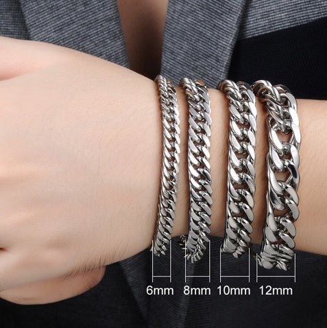 Sterling Silver Chain Bracelets - Tajura & CO