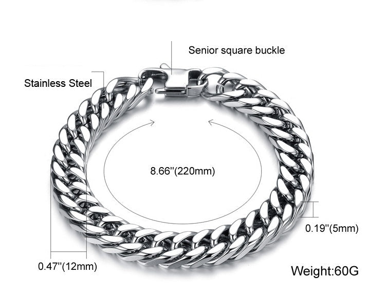 Sterling Silver Chain Bracelets - Tajura & CO