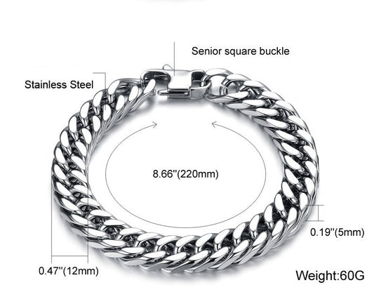 Sterling Silver Chain Bracelets - Tajura & CO