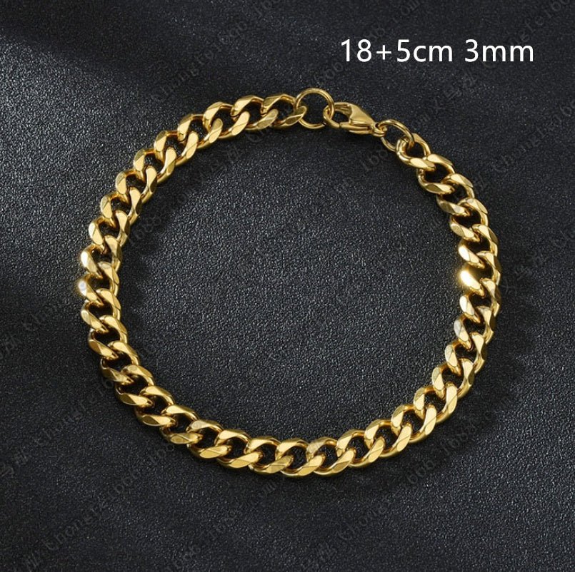 The Onyx Precision Cuban Bracelet - Tajura & CO