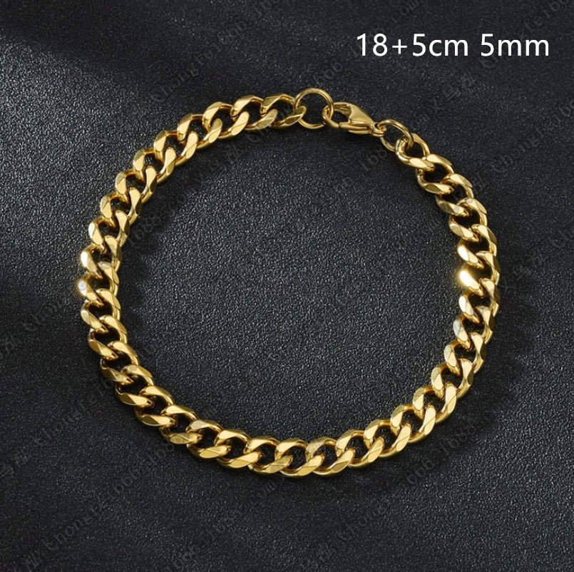 The Onyx Precision Cuban Bracelet - Tajura & CO