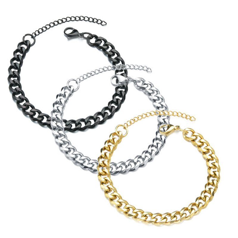The Onyx Precision Cuban Bracelet - Tajura & CO